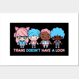 trans doesn't has a look Posters and Art